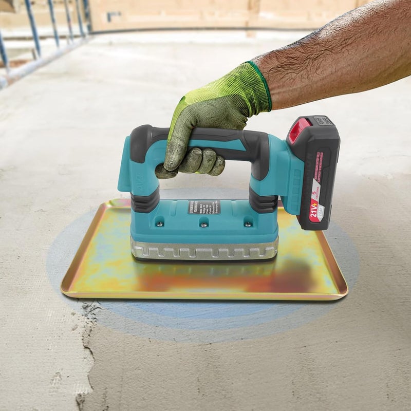 Bulelula Concrete Vibrator, Portable Handheld Cement Vibrating Troweling Machine Single Phase Cement Trowel Electric Concrete Vibrating Machine (Blue) - Image 4